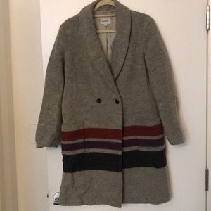 Steven Alan Varsity blanket-style coat, size L